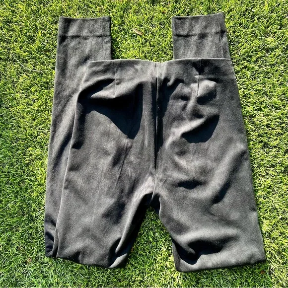 Lilly Pulitzer Anika High Rise Black Ultra Suede Spandex Leggings - Picture 7 of 9